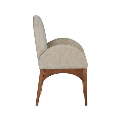 Waldorf Beige Chenille Fabric Dining Chair