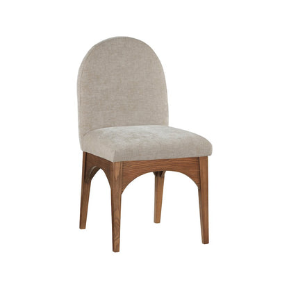 Waldorf Beige Chenille Fabric Dining Chair