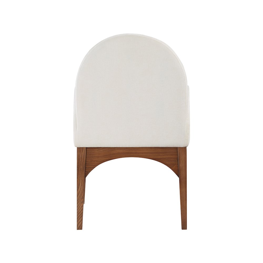 Waldorf Cream Chenille Fabric Dining Chair
