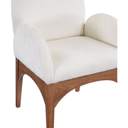 Waldorf Cream Chenille Fabric Dining Chair