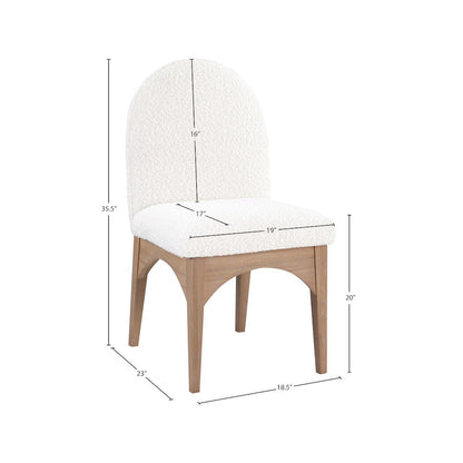 Waldorf Cream Boucle Fabric Dining Chair