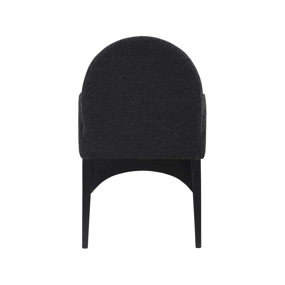 Waldorf Black Boucle Fabric Dining Chair