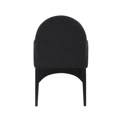 Waldorf Black Boucle Fabric Dining Chair