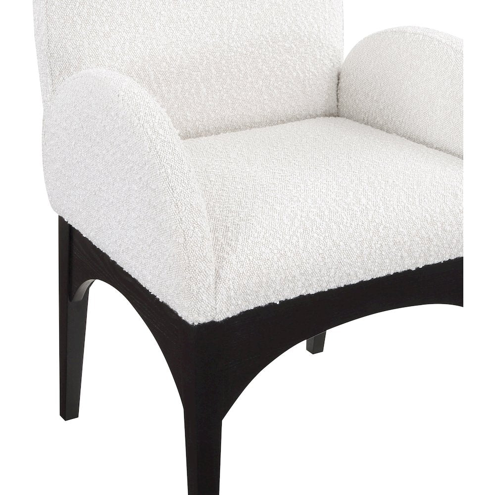 Waldorf Cream Boucle Fabric Dining Chair