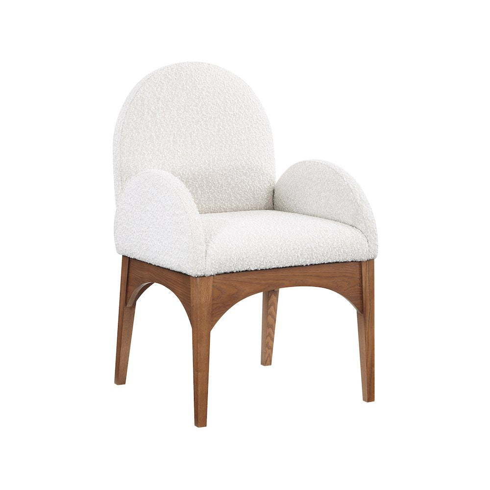 Waldorf Cream Boucle Fabric Dining Chair