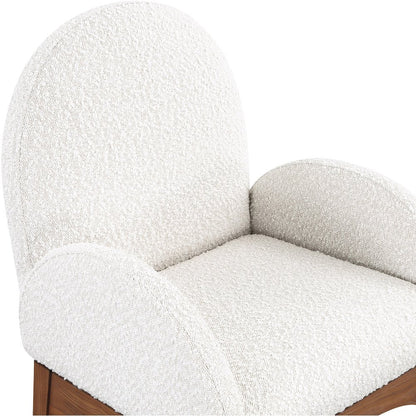Waldorf Cream Boucle Fabric Dining Chair