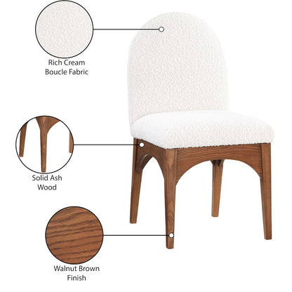 Waldorf Cream Boucle Fabric Dining Chair