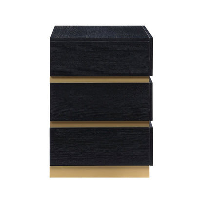 Zaylan Black Night Stand