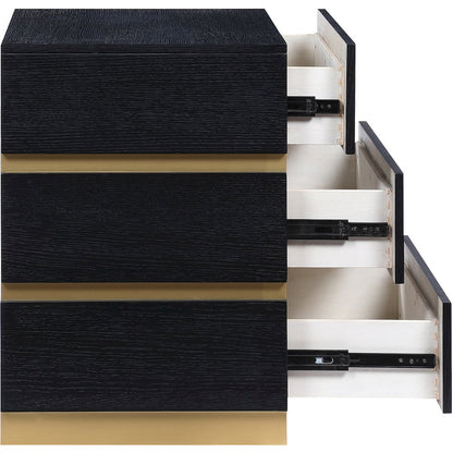 Zaylan Black Night Stand