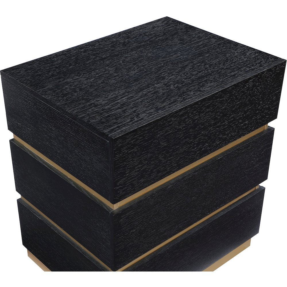 Zaylan Black Night Stand