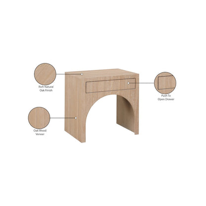 August Oak Night Stand