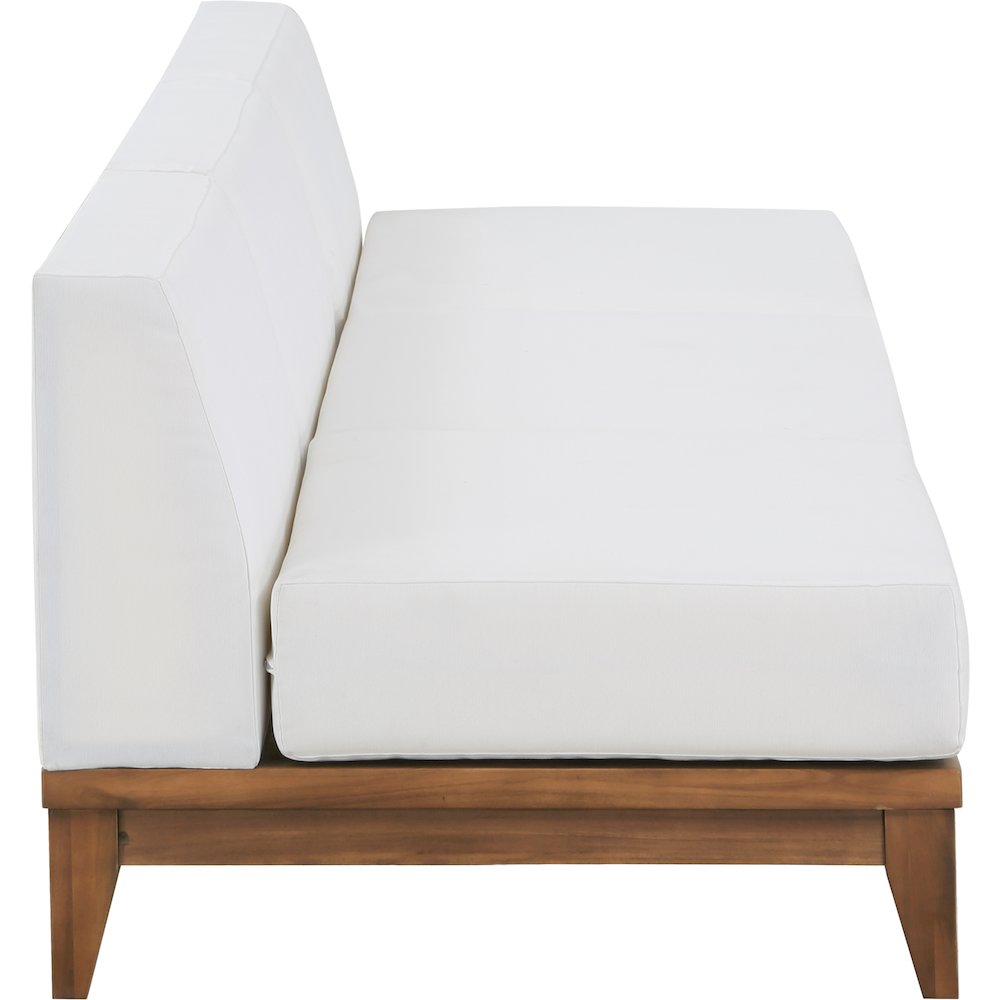 Rio Off White Water Resistant Fabric Outdoor Patio Modular Sofa