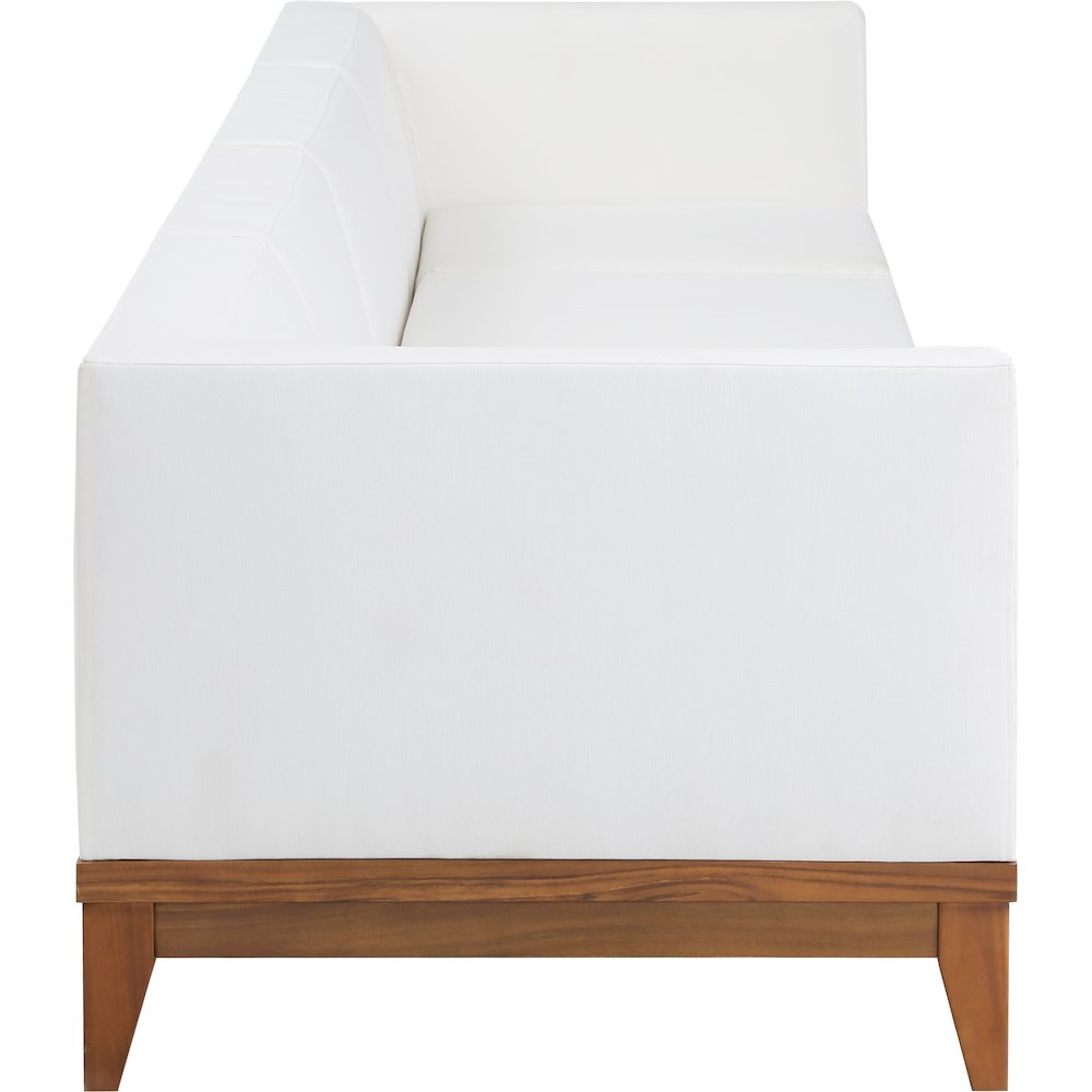 Rio Off White Water Resistant Fabric Outdoor Patio Modular Sofa