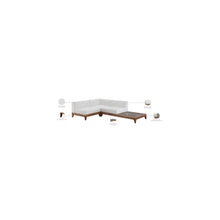 Rio Off White Water Resistant Fabric Outdoor Patio Modular Sectional