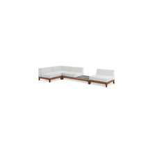 Rio Off White Water Resistant Fabric Outdoor Patio Modular Sectional