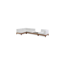 Rio Off White Water Resistant Fabric Outdoor Patio Modular Sectional