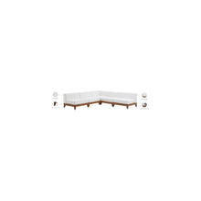 Rio Off White Water Resistant Fabric Outdoor Patio Modular Sectional