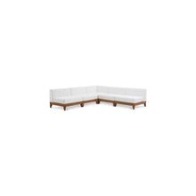 Rio Off White Water Resistant Fabric Outdoor Patio Modular Sectional