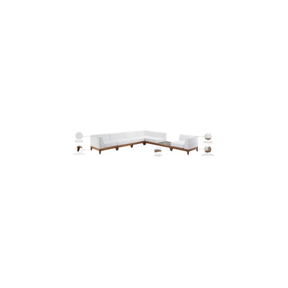 Rio Off White Water Resistant Fabric Outdoor Patio Modular Sectional