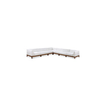 Rio Off White Water Resistant Fabric Outdoor Patio Modular Sectional