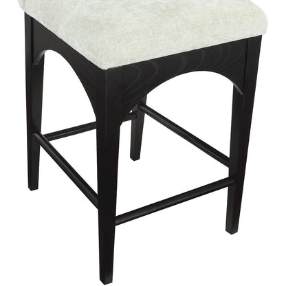 Waldorf Mint Chenille Fabric Stool