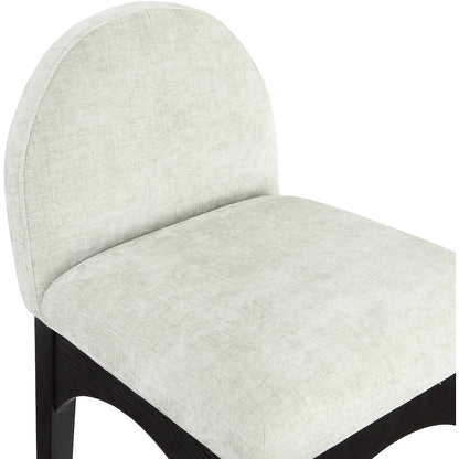Waldorf Mint Chenille Fabric Stool