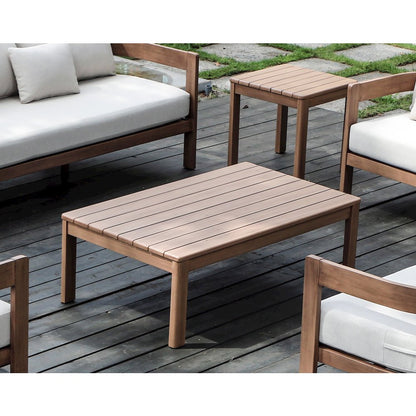 Newport Natural Acacia Wood Outdoor Patio Coffee Table