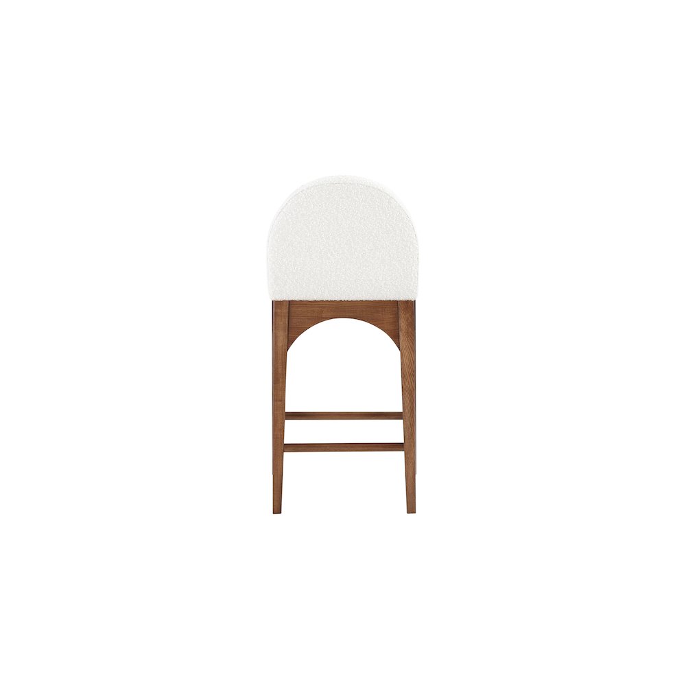 Waldorf Cream Boucle Fabric Stool