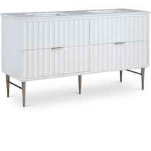 Modernist White Bathroom Vanity