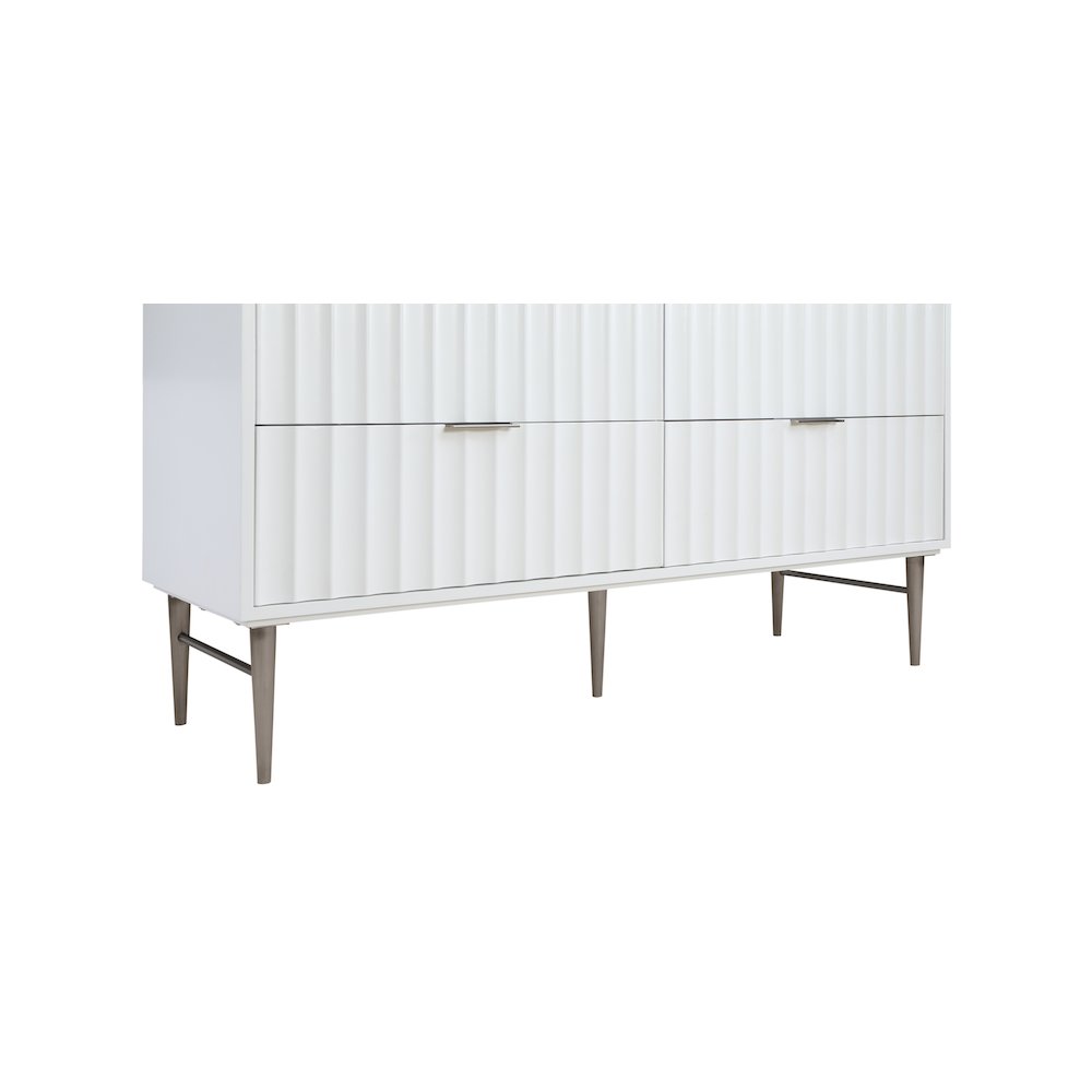 Modernist White Bathroom Vanity