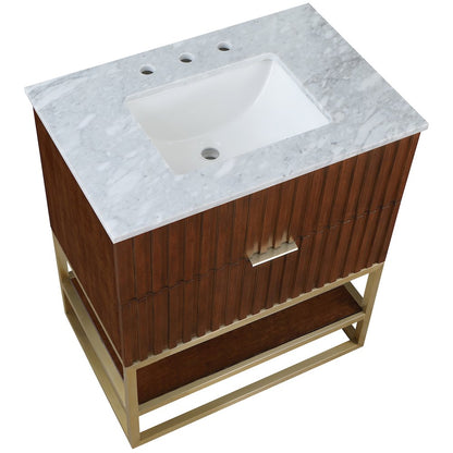 Monad Walnut Bathroom Vanity