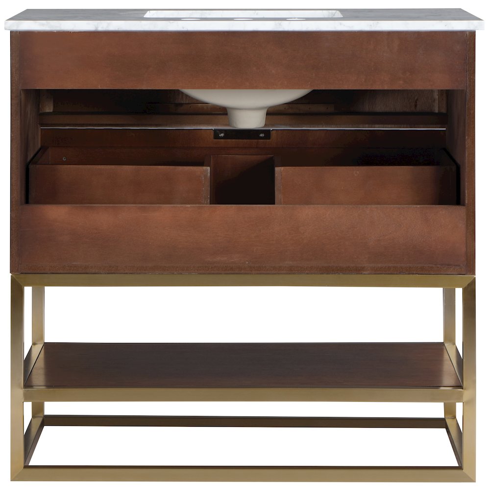 Monad Walnut Bathroom Vanity