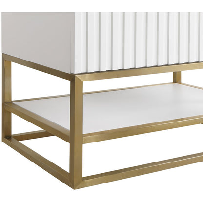 Monad White Bathroom Vanity
