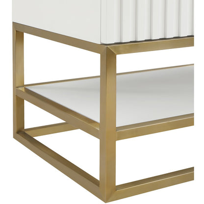 Monad White Bathroom Vanity