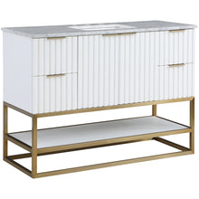 Monad White Bathroom Vanity