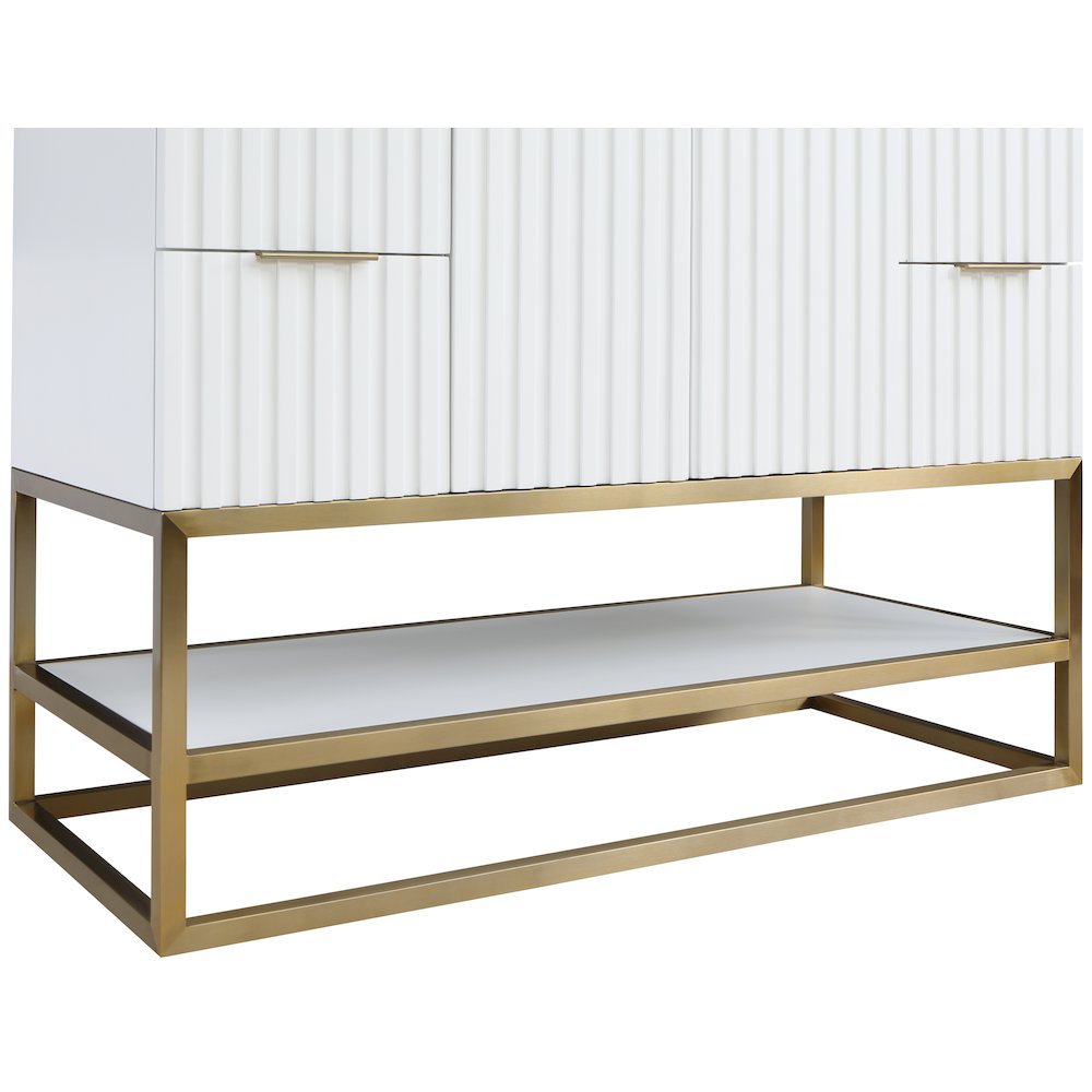 Monad White Bathroom Vanity