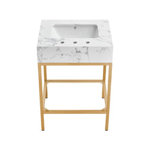 Marmo White Engineered Marble Bathroom Vanity