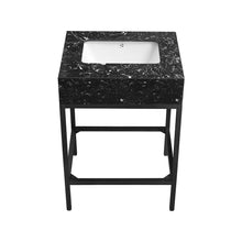 Marmo Black Engineered Marble Bathroom Vanity