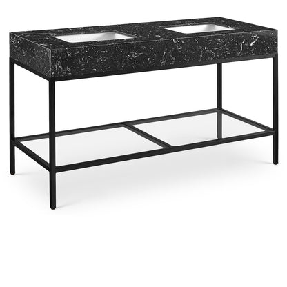 Marmo Black Engineered Marble Bathroom Vanity