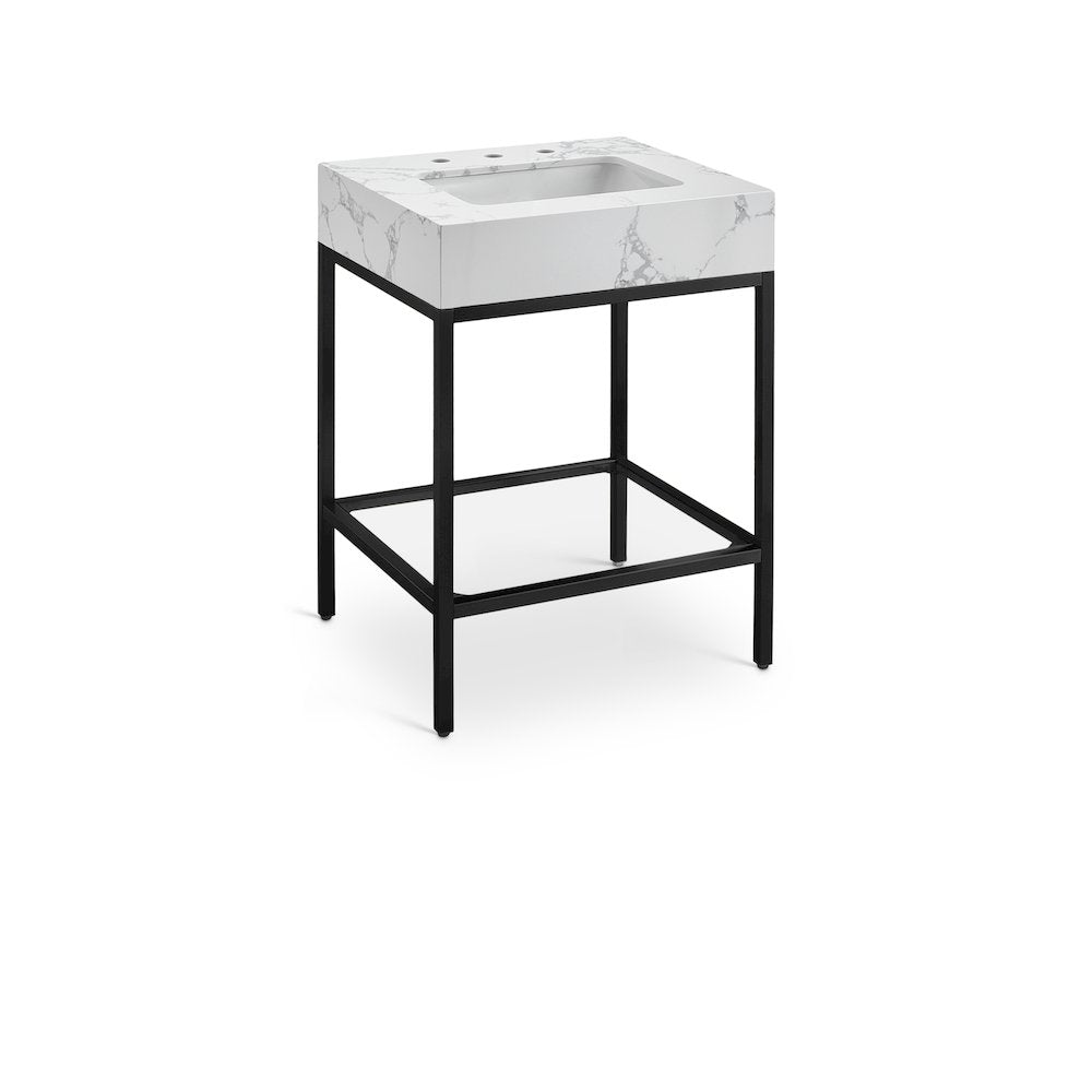 Marmo White Engineered Marble Bathroom Vanity