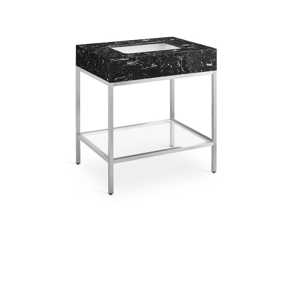 Marmo White Engineered Marble Bathroom Vanity