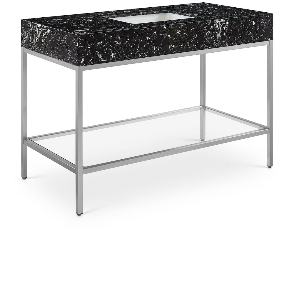 Marmo Black Engineered Marble Bathroom Vanity