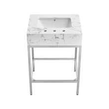 Marmo White Engineered Marble Bathroom Vanity