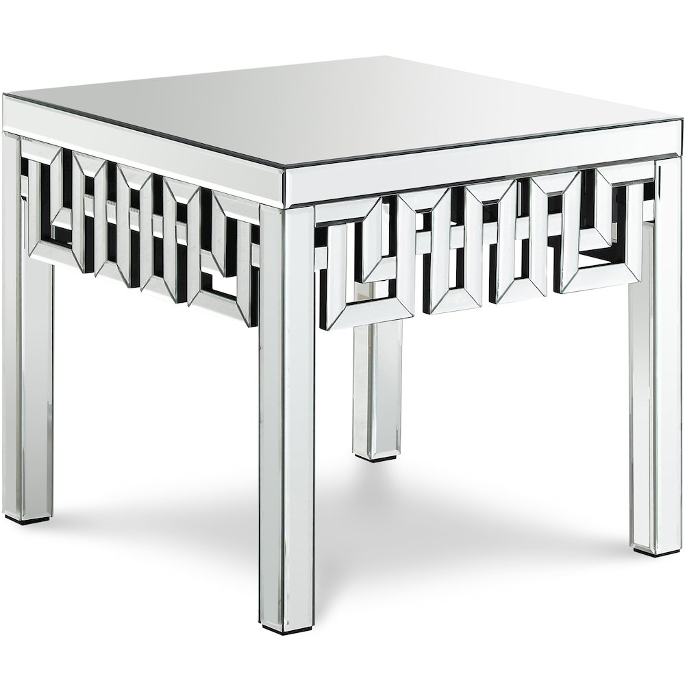 Aria Mirrored End Table