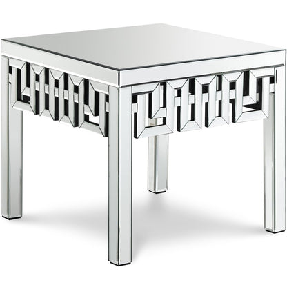 Aria Mirrored End Table