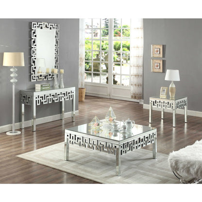 Aria Mirrored End Table