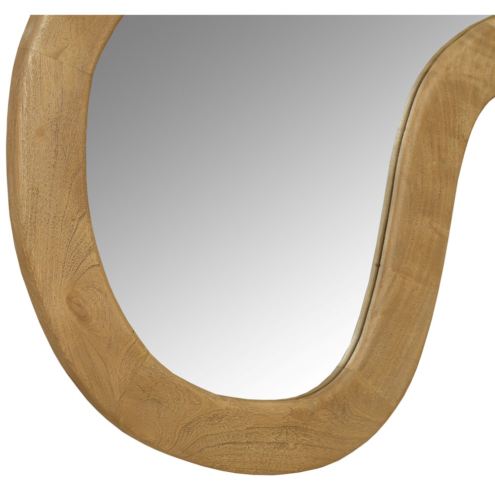 Oblique Oak Mirror