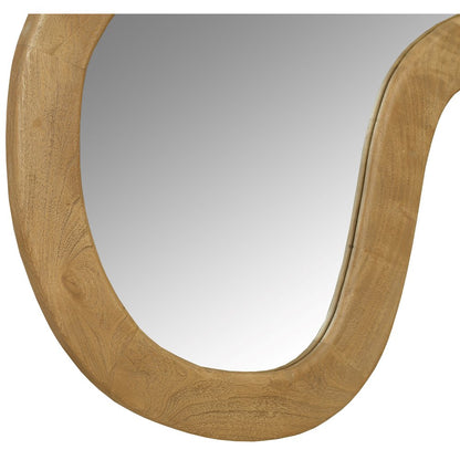 Oblique Oak Mirror