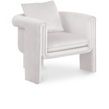 Sloan Cream Velvet Accent Chair