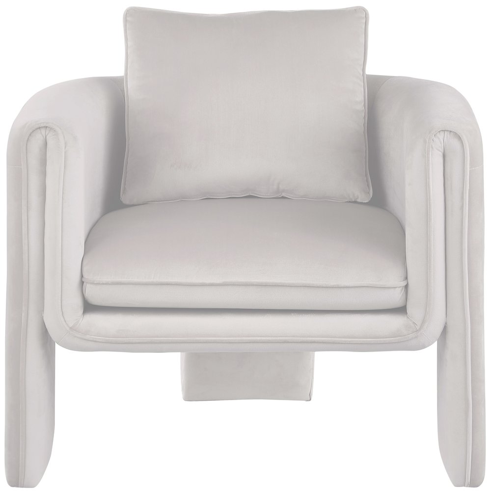 Sloan Cream Velvet Accent Chair
